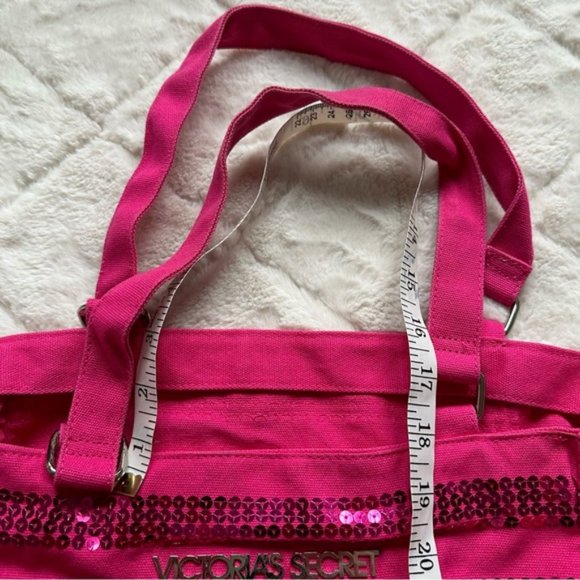 Victoria's Secret | 2012 Black Friday Pink Sequin Travel Tote Bag - Picture 10 of 10